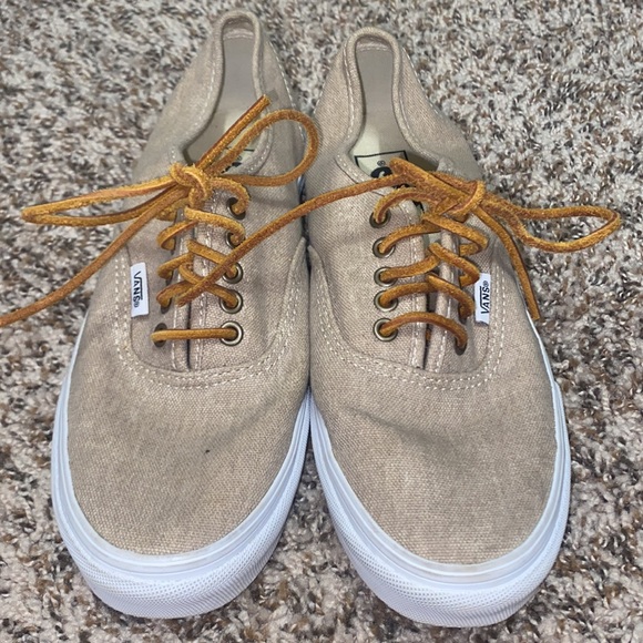 Tan Canvas Vans - Picture 2 of 6